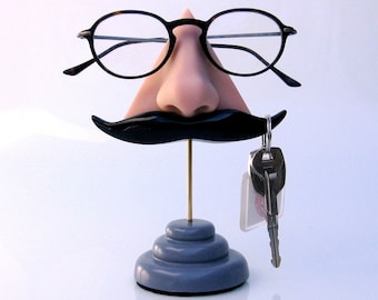 Eyeglass display stand,handlebar mustache