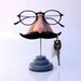 Eyeglass display stand,handlebar mustache