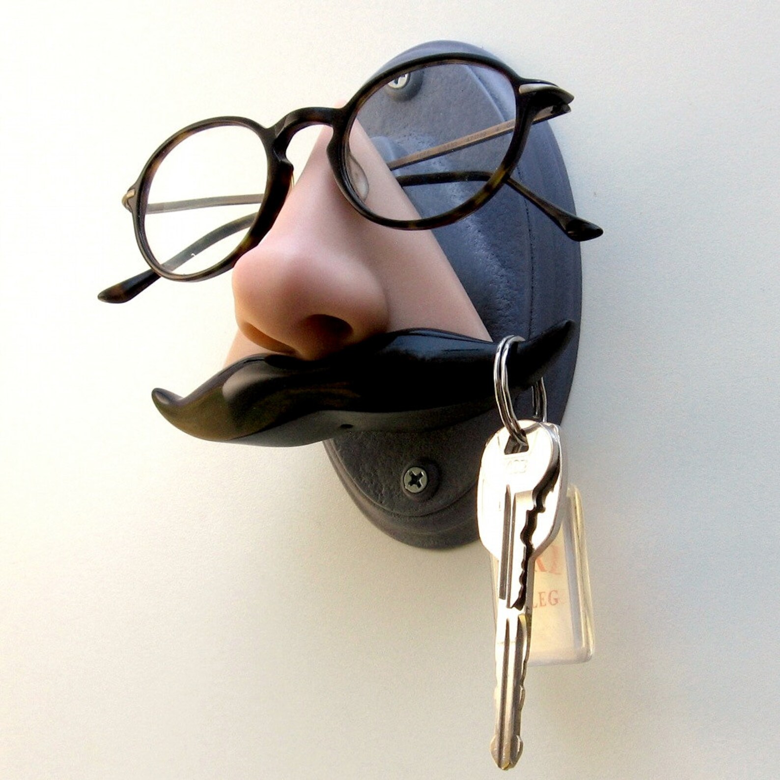 Wall mounted nose eyeglass holder Wall decor Novelty Etsy