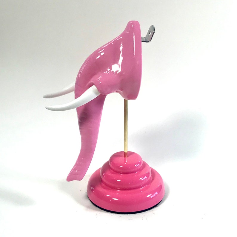 Pink elephant nose eyeglass stand, Eyewear display, Sunglasses holder, Women accessories, Men accessories image 5