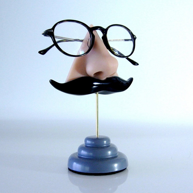 Eyeglass display stand,handlebar mustache image 4