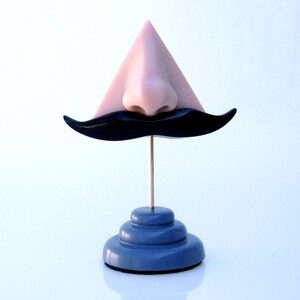 Eyeglass display stand,handlebar mustache image 5