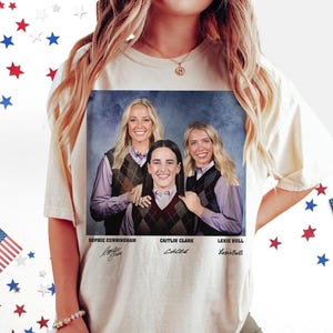 Sophie Cunningham Caitlin Clark Lexie Hull Step Sisters Indiana Basketball Shirt, Sophie Cunningham Shirt,Caitlin Clark Shirt,Lexie Hull Tee