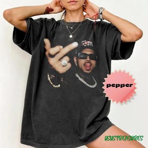 Chris Brown with Middle Finger Shirt, Chris Brown Breezy Bowl XX Shirt, Chris Brown Fan Gift, Chris Brown Merch Shirt, CB Tour 2025 Shirt