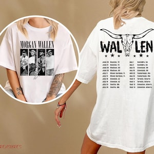 Morgan Wallen if I&#39;m The Problem Tour 2025 Concert T-Shirt, Morgan Wallen Two Sided Shirt, Country Music Morgan Shirt,Retro Music Tour Shirt