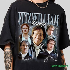 Retro Fitzwilliam Darcy Shirt, Fitzwilliam Darcy Tshirt, Mr Darcy Shirt, Pride and Prejudice Shirt,Darcy Merch,Pride and Prejudice Fan Gifts