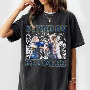 Vintage Sophie Cunningham Angry Moment Stand On Business Basketball Vintage Shirt, Cunningham 8,  Indiana Fever Women&#39;s Sports Shirt
