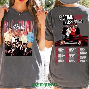 Big Time Rush Shirt, In Real Life Worldwide Tour Two-Sided, Big Time Rush 2025 Concert, Big Time Rush Fan, Big Time Rush Merch, BTR Band Tee