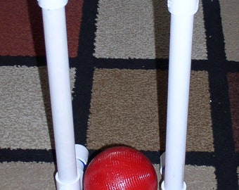 Croquet Wicket Singles, Turf and Street style, New and Improved, with optional steel weighted feet, PVC,
