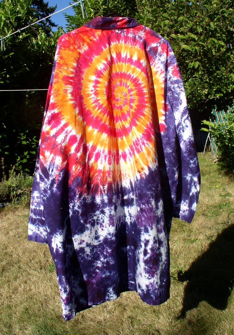 Custom Large Lab Coats Tie Dyed Etsy