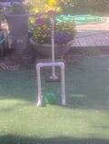 9 wicket Set of Custom Wickets with End Posts. Turf and Street style, 9 weighted wickets + 2 end posts per set