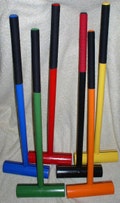 6 Custom 9" Cylindrical Mallets
