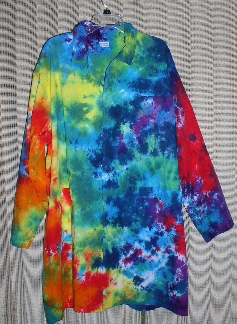 Custom Medium Lab Coats tie dyed Etsy