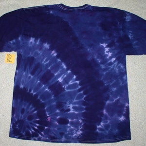 Purple Tie Dyed XL tee shirt, Purple Rain collection, PR10