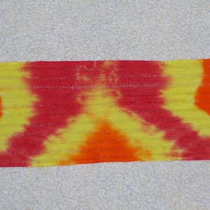 Scarf, tie dyed, fringed cotton, scarf 1