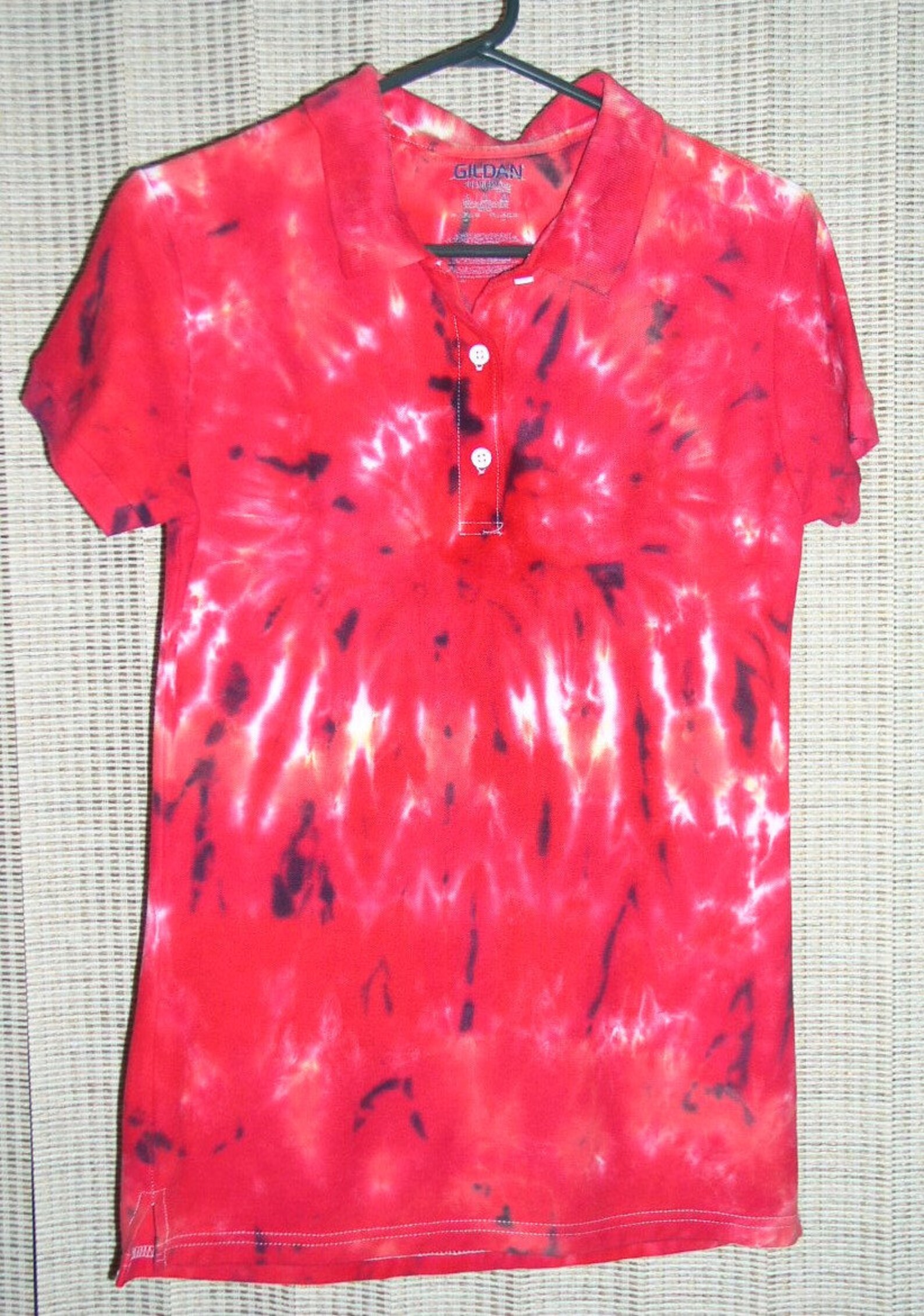 Women's Custom Tie Dyed Golf Style Shirts Etsy