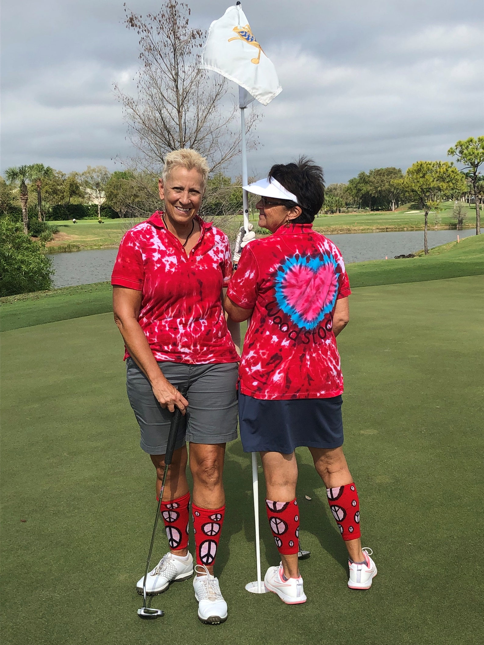 Women's Custom Tie Dyed Golf Style Shirts Etsy