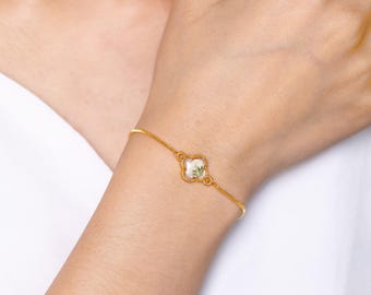 Baby's Breath-armband, hars geperste echte bloem jewerly, BFF-cadeau, armband voor vrouwen, glijdende verstelbare ketting, babyverliescadeau