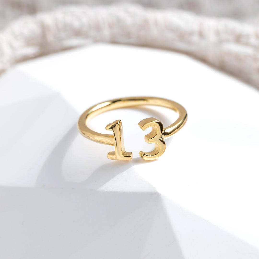 NUMBERING NMBR ゴールド ダブルリング Ring - NUMBERING