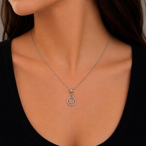 Swinger Symbol Necklace – Stainless Steel Silver Necklace Lifestyle