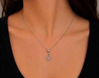 Swinger Symbol Necklace – Stainless Steel Silver Necklace Lifestyle