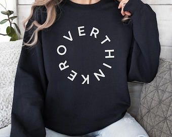 Sudadera Overthinker, camiseta de salud mental, regalo de declaración divertida