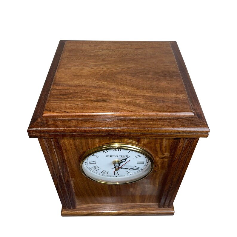 Memorial Mantel Clock Cremation Urn Adult Size Urns for Human Etsy