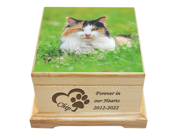 mini gedenkhart of herinneringshartje kat. Geliefd katten urntje