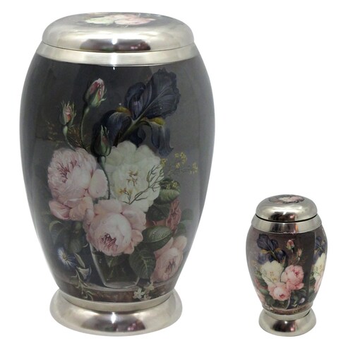 Mother of Pearl Cremation Urn for Human Ashes Solid Brass Etsy