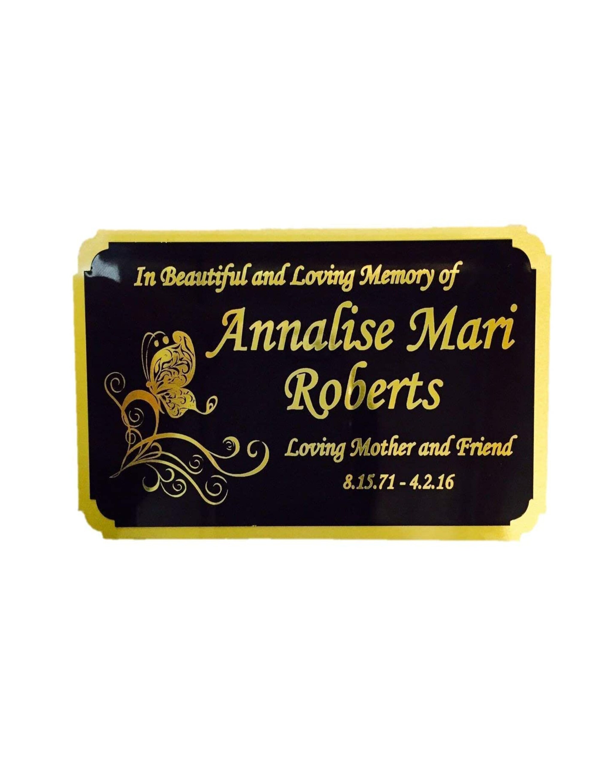 4.5 x 2.5 Engraved Plaque Plate Name Plate in Etsy
