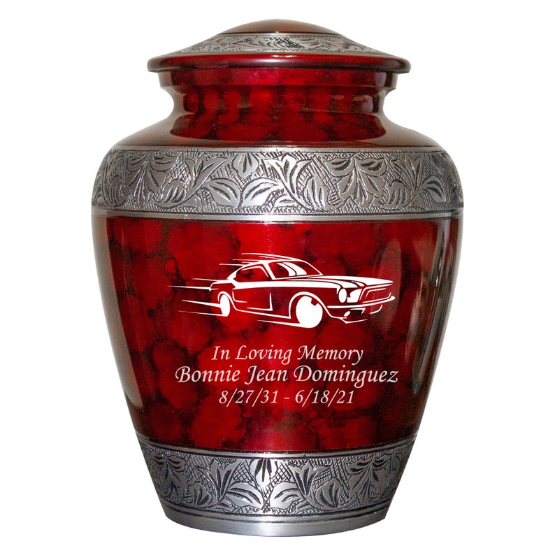 Classic Car Cremation Urn Customized Human Adult Funeral Urn Etsy