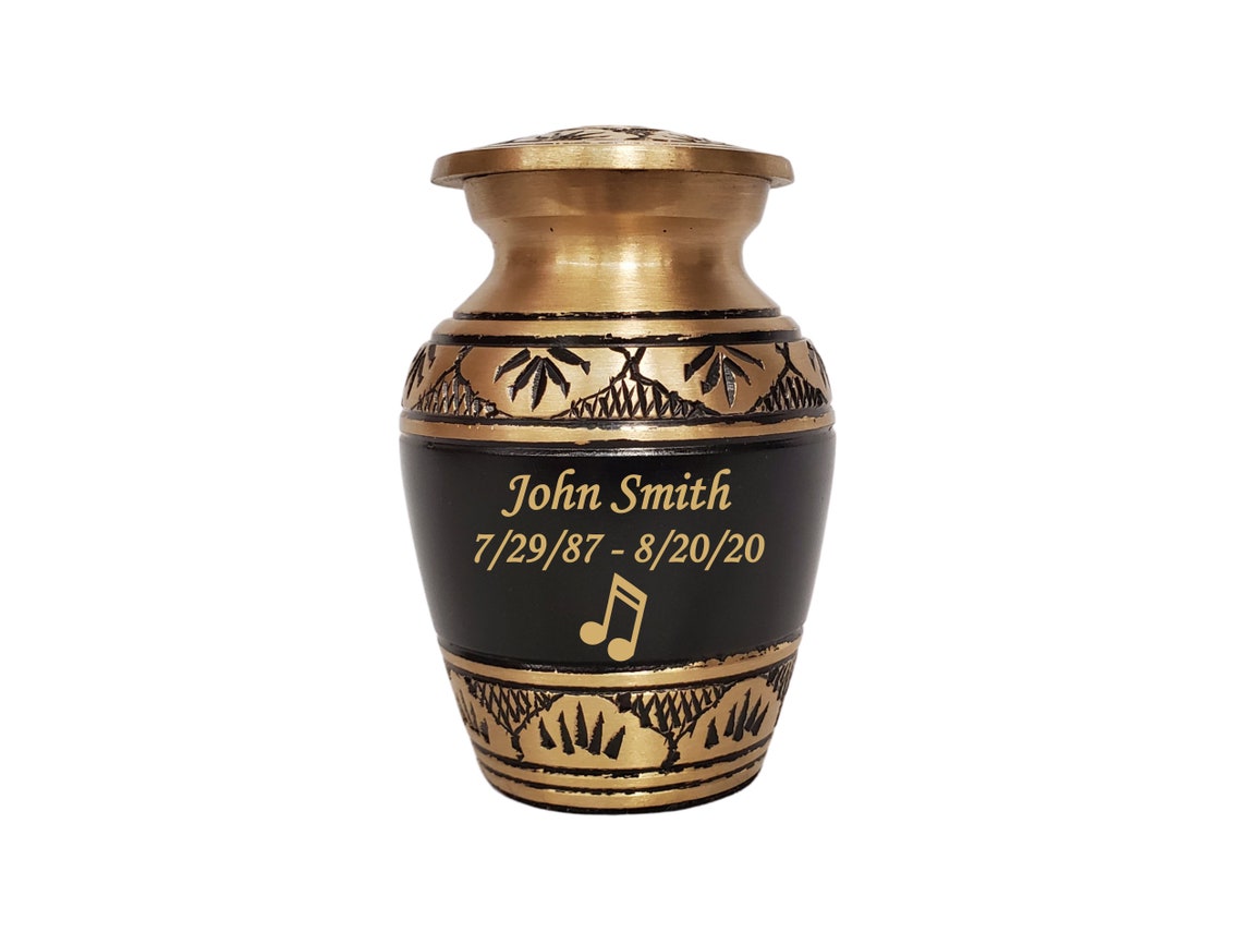 Music Note Customized Keepsakes Cremation Urn 7 Colors and Etsy