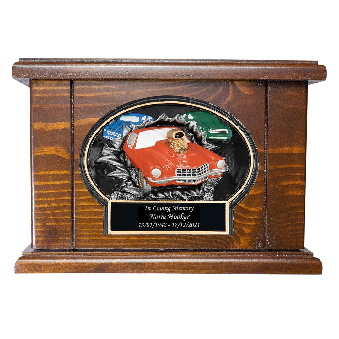 Chevy Camaro Cremation Urn, Classic Hot Rods, Car Lovers Cremation Urn