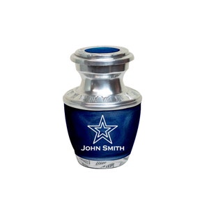 Dallas Cowboys Cremation Urn Etsy