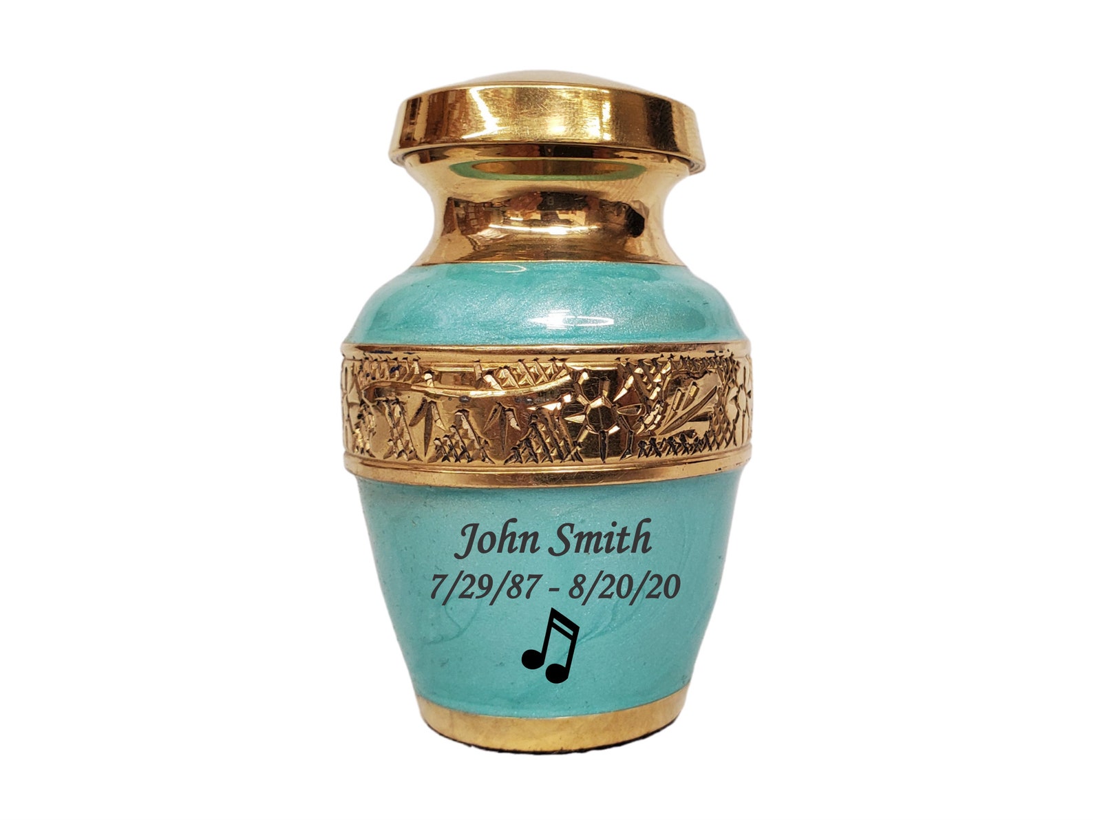 Music Note Customized Keepsakes Cremation Urn 7 Colors and Etsy