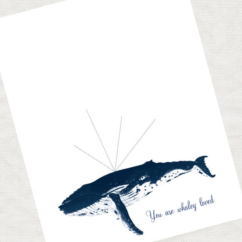 Baby Shower Guest Book Humpback Whale Print Fingerprint Etsy