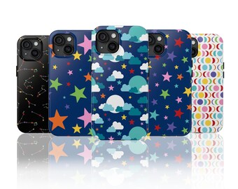 Celestial Mobile Phone Cases – Star and Moon themed tough cases for iPhone and Samsung Models