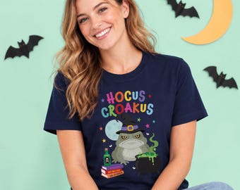 Hocus Croakus Cane Toad Witch T Shirt, Funny Spooky Season Gift