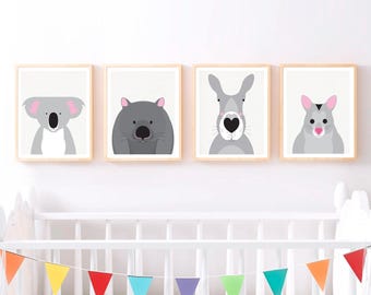 Australian Animal Wall Art – Choose a Print or Create a Custom Set