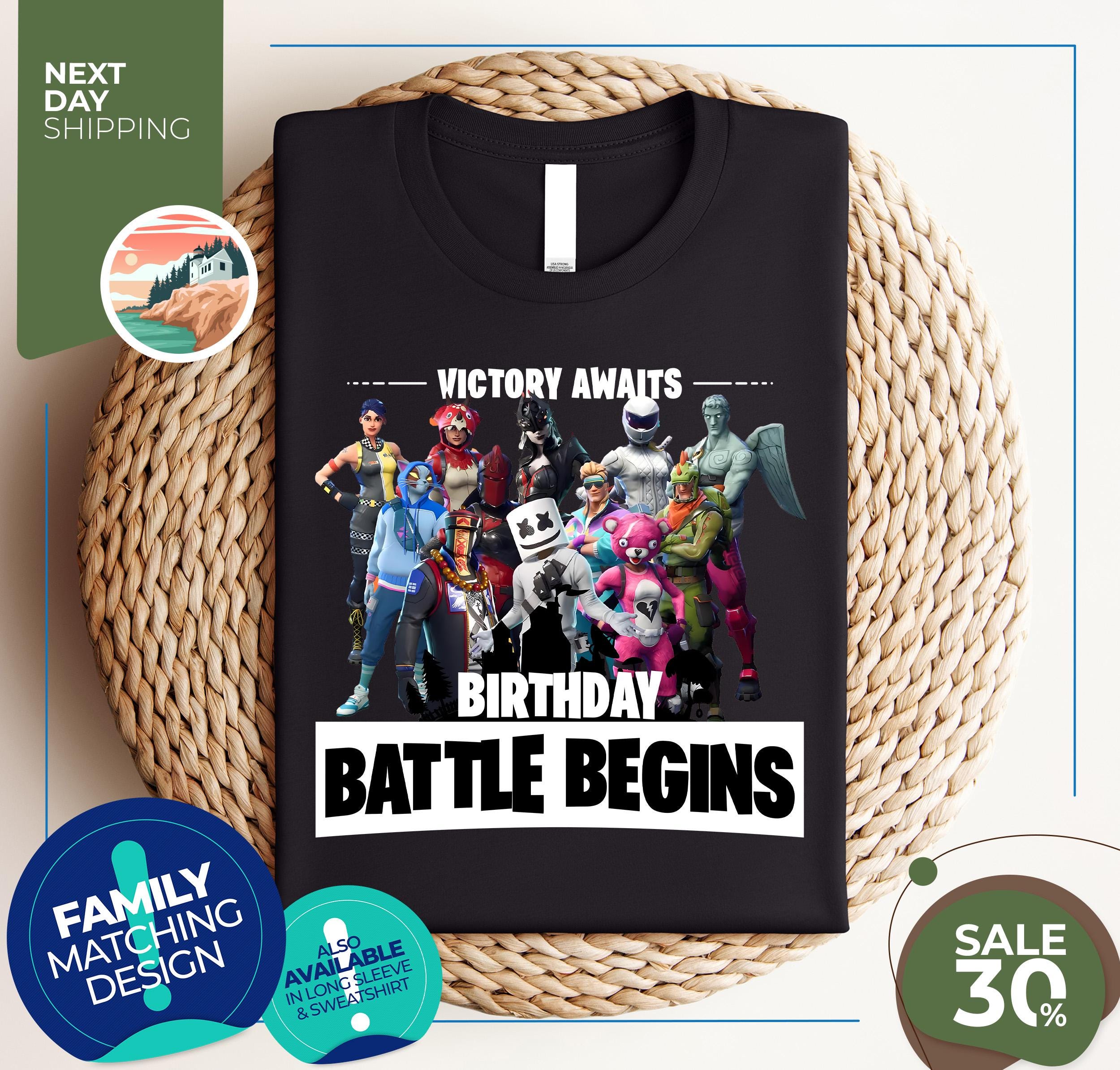 Fortnite Custom Fortnite Birthday Shirts For Family Fortnight