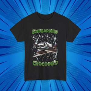 Funny Bombardilo Crocodilo T-shirt | Humorous Tee Gift for Friend | Classic Cotton Style