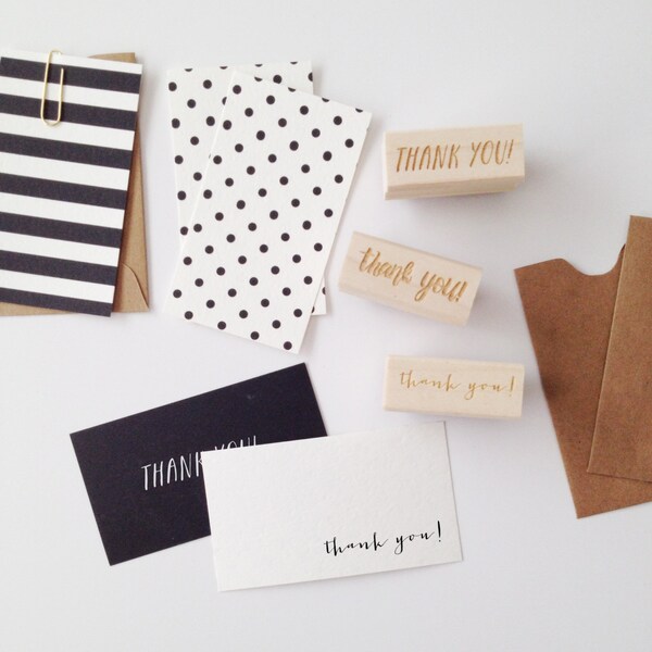 Many Thanks // Stamp Trio // READY TO SHIP