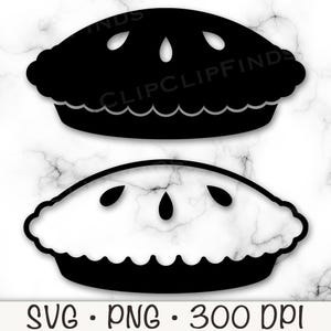 Pastel SVG, Pastel PNG, Silueta de pastel, Archivo vectorial de pastel, Contorno de pastel, Pastel de postre festivo, Calabaza, Manzana, Batata, Descarga digital