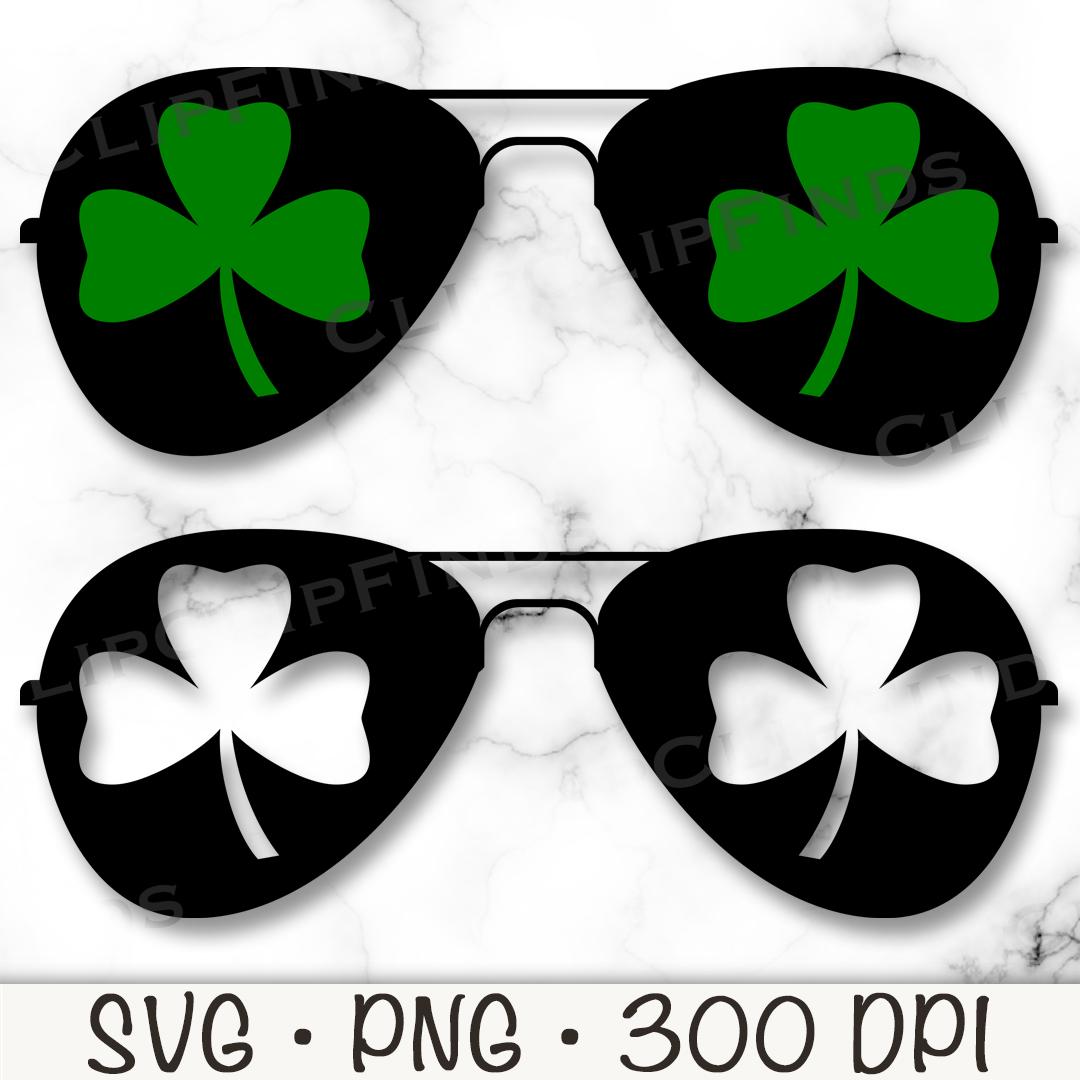 Zienlay St. Patrick’s Day Shamrock Sunglasses - Fun Green Four Leaf Clover Shades For Irish Celebrations - View #6