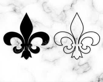 Fleur de Lis SVG, Fleur de Lis Silhouette, Fleur de Lis PNG, Mardi Gras Clipart, Fleur de Lis Vector, NOLA Svg, Sublimation,Digital Download