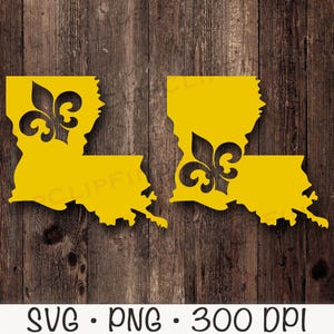 Louisiana State Fleur De Lis SVG, Mardi Gras SVG, Nova Orleans PNG, Sublimação, Download Digital Instantâneo