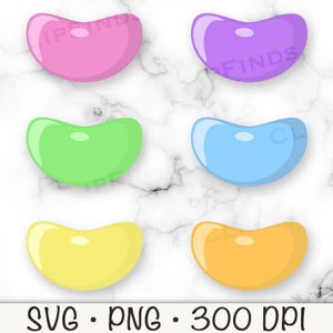 Jelly Beans SVG, Jelly Beans PNG Clipart, Easter Jelly Beans, Instant Digital Download