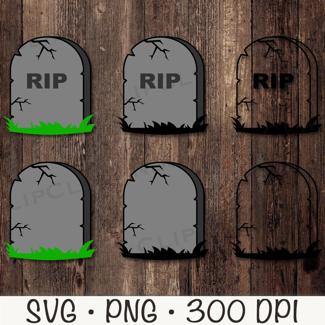 Halloween Rip RIP Tombstone Halloween SVG Vector File and PNG Transparent Background ...