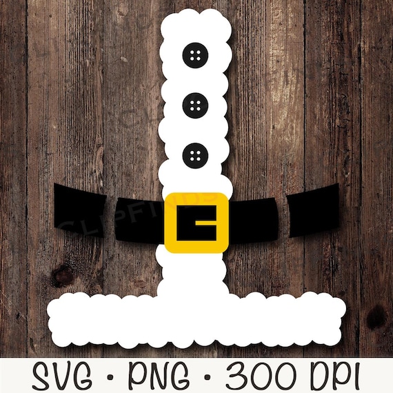 Santa Claus Shirt Costume SVG, Santa Shirt Outfit PNG, Santa Belt, Digital Download