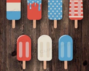 July 4th Popsicles PNG, 4th of July Popsicles SVG, Vintage Popsicles, Retro July 4th, American Flag, Sublimation, Digital Download File